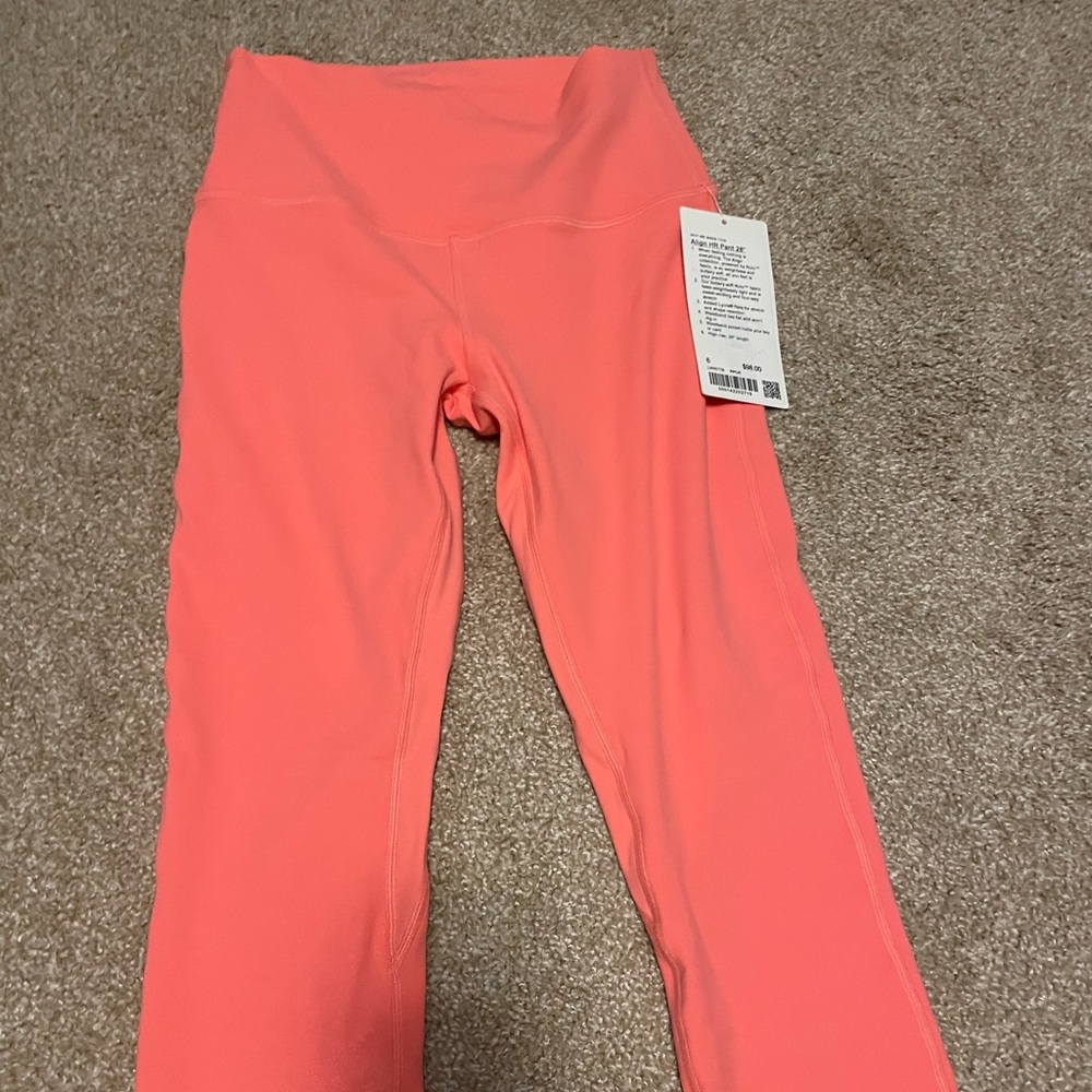 Lululemon align leggings-raspberry cream